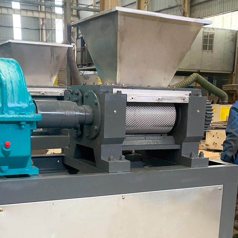 Granulador de extrusión de doble rodillo